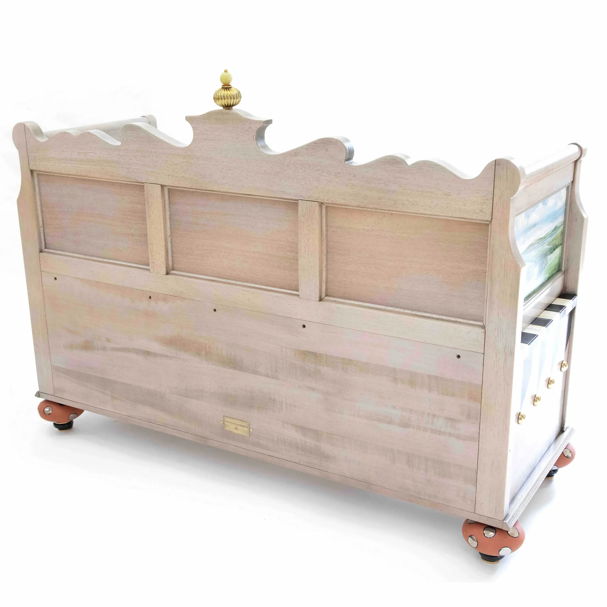 Storage Furniture|Entryway Furniture|MacKenzie-Childs Landscape Blanket Bench