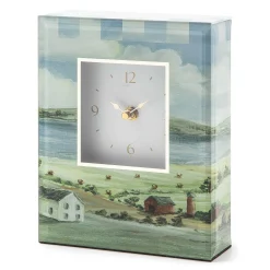 Room Accents|MacKenzie-Childs Landscape Carriage Clock