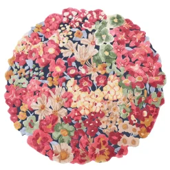 Rugs|MacKenzie-Childs Laura's Flowers 6' Round Rug