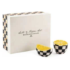 Spring|Serveware|MacKenzie-Childs Lemon Salt  Pepper Set