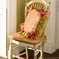 Dining Room & Kitchen|MacKenzie-Childs Light Flower Basket Side Chair