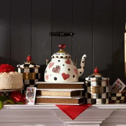 Fall Entertaining|Tea Kettles|MacKenzie-Childs Love 2 Quart Tea Kettle