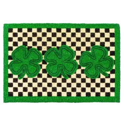 Spring|Outdoor|MacKenzie-Childs Lucky Clover Entrance Mat