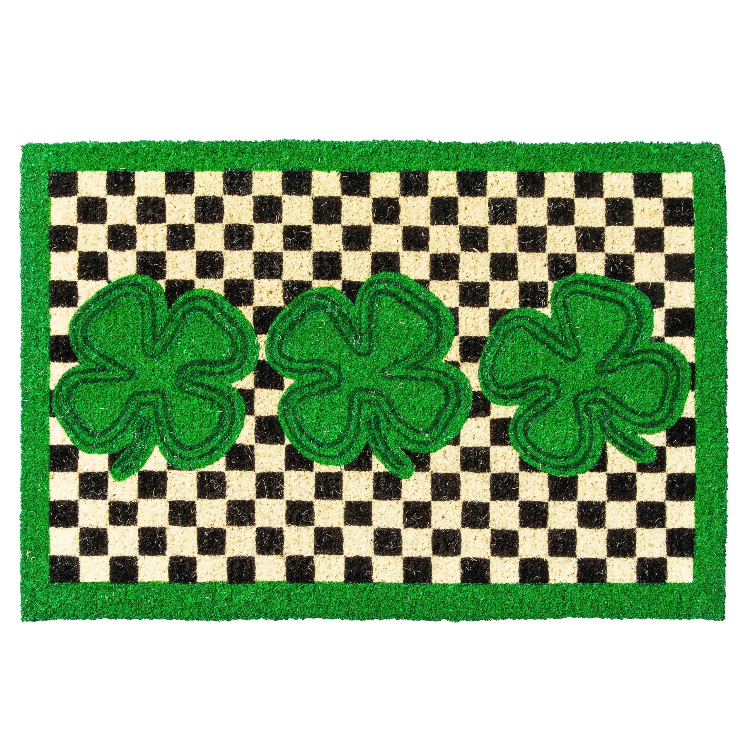 Spring|Outdoor|MacKenzie-Childs Lucky Clover Entrance Mat