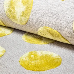 Rugs|MacKenzie-Childs Macro Dot Chartreuse Rug - 6' Round