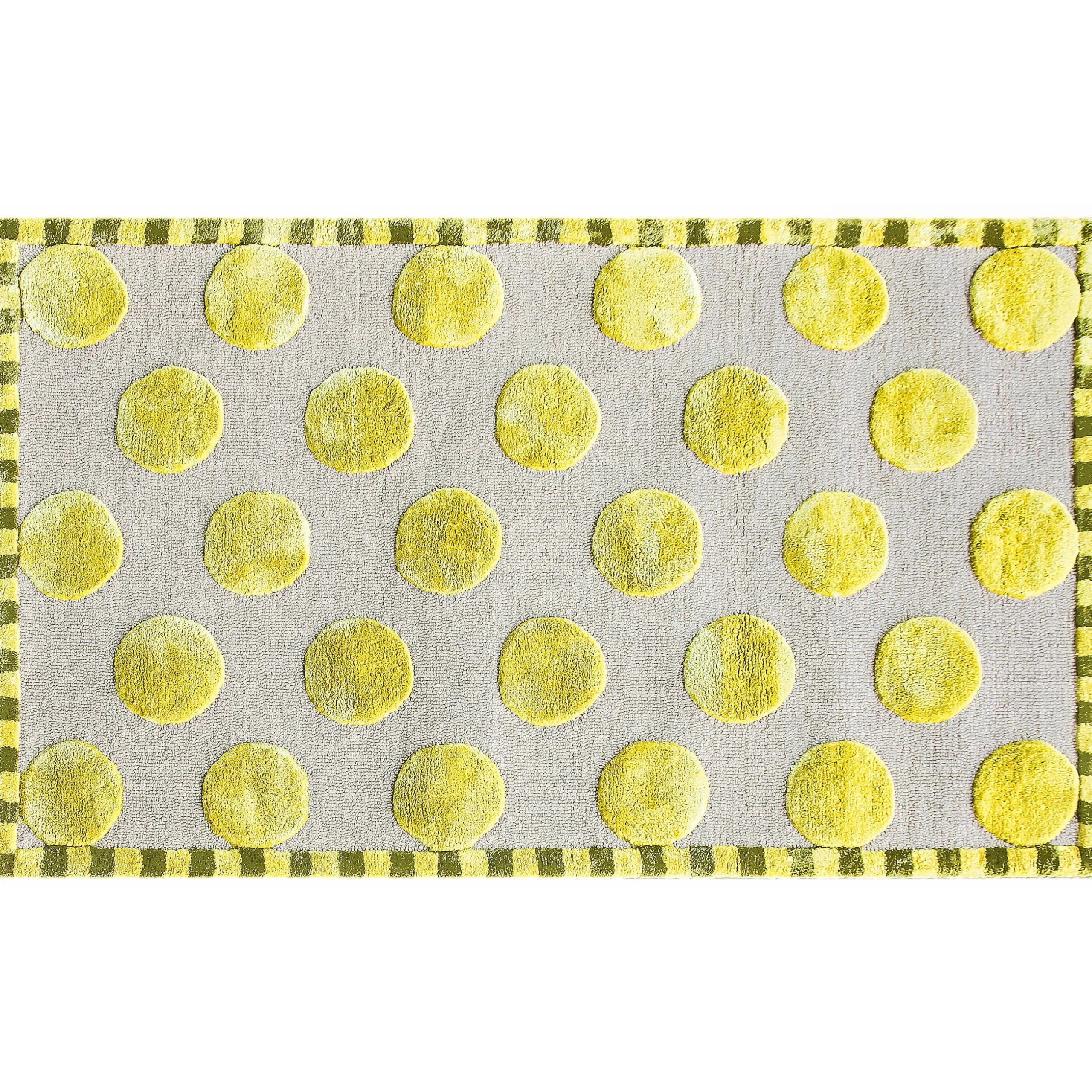 Rugs|MacKenzie-Childs Macro Dot Chartreuse Rug - 3' x 5'