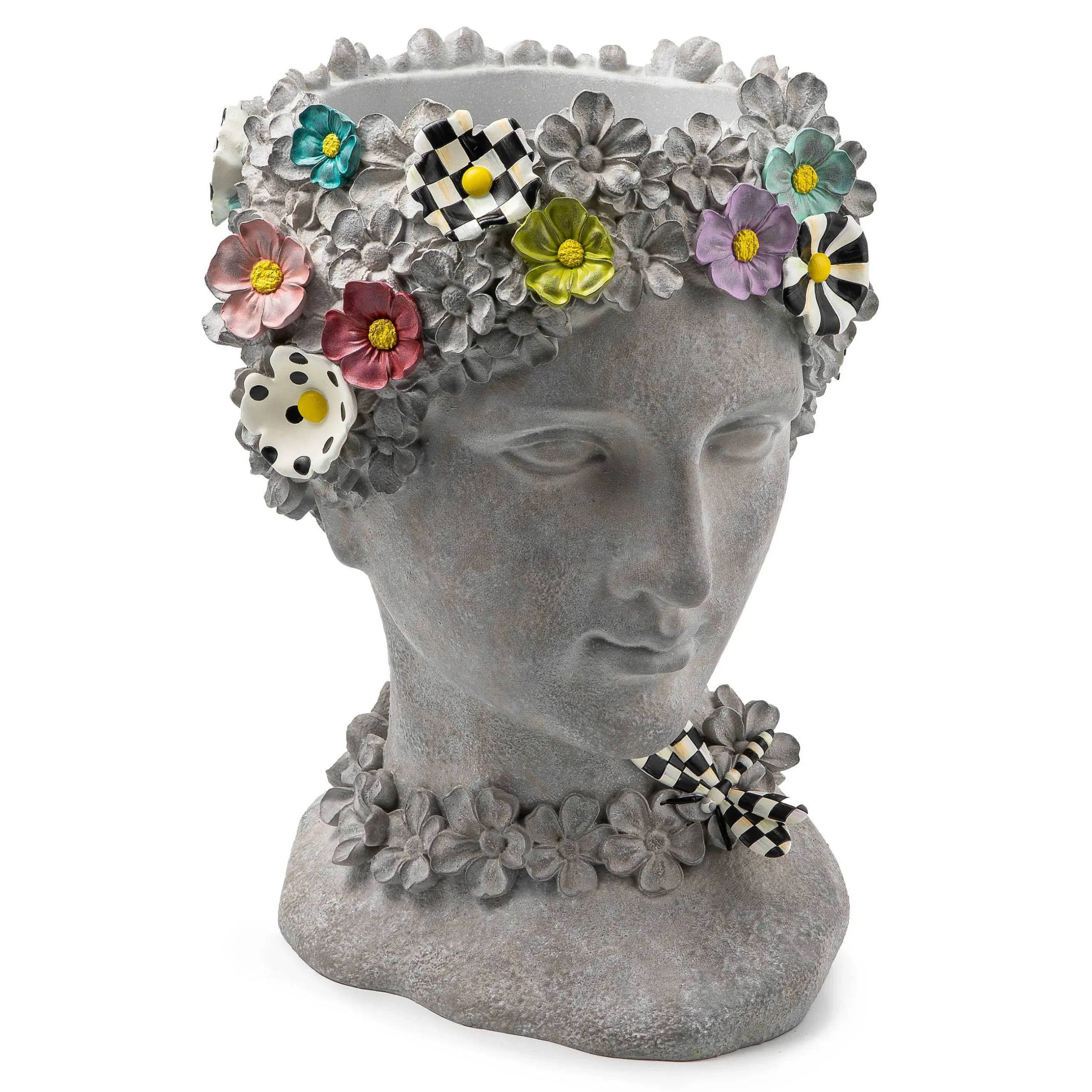 Spring|Greenery & Florals|MacKenzie-Childs Maia Large Bust Planter