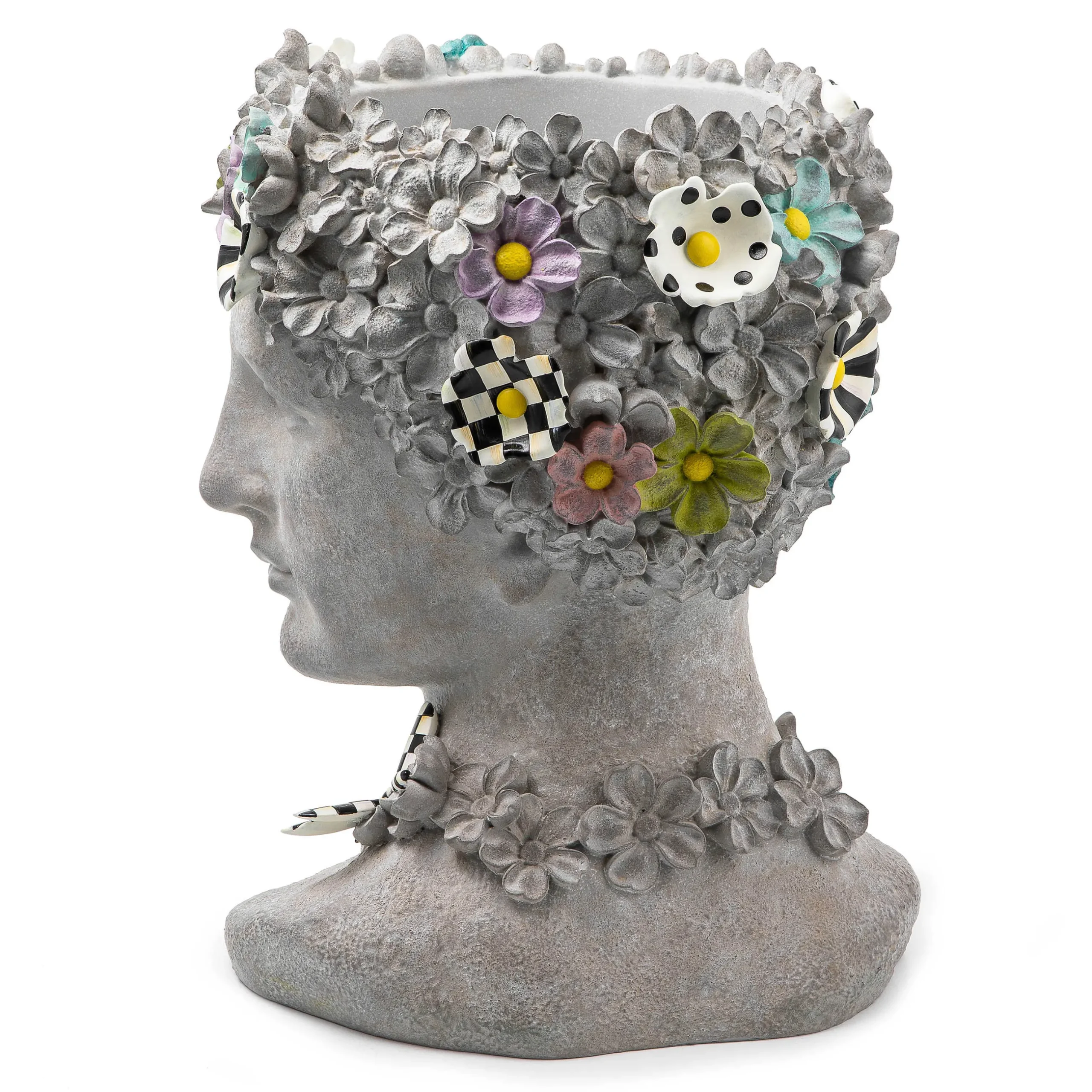 Spring|Greenery & Florals|MacKenzie-Childs Maia Large Bust Planter