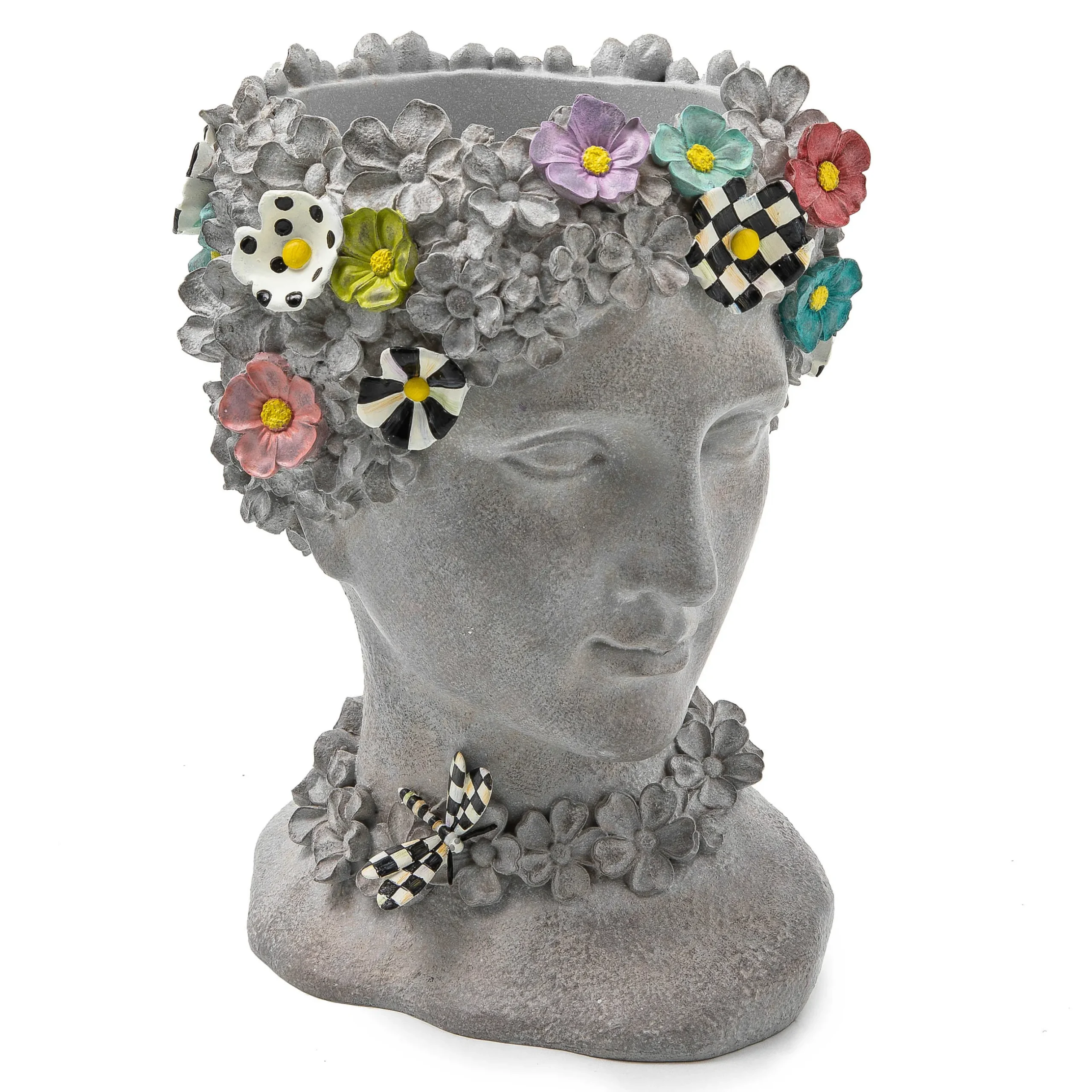 Spring|Greenery & Florals|MacKenzie-Childs Maia Small Bust Planter