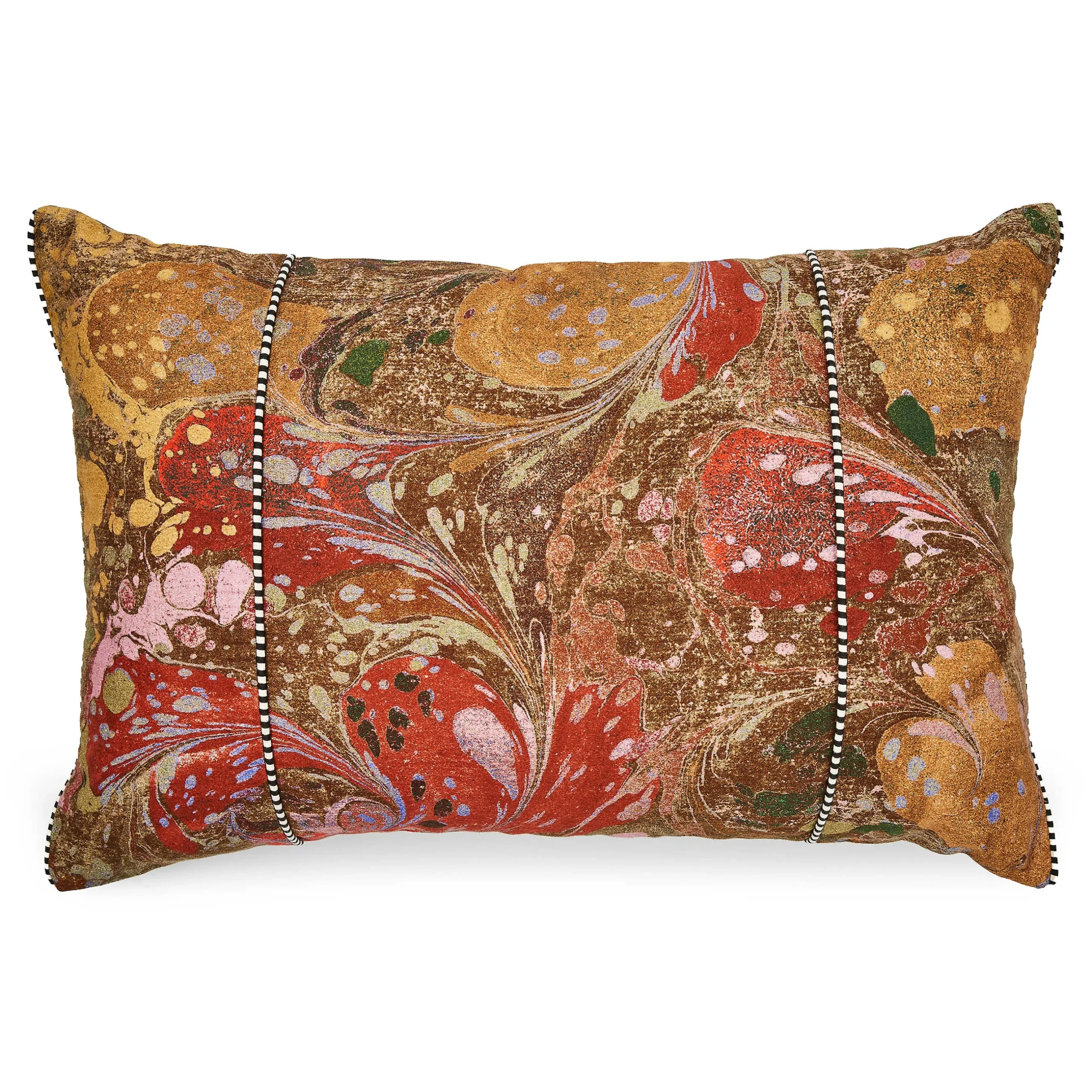 Pillows, Throws, & Cushions|MacKenzie-Childs Marbleized Lumbar Pillow