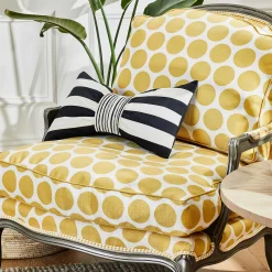 Pillows, Throws, & Cushions|MacKenzie-Childs Marquee Bow Throw Pillow