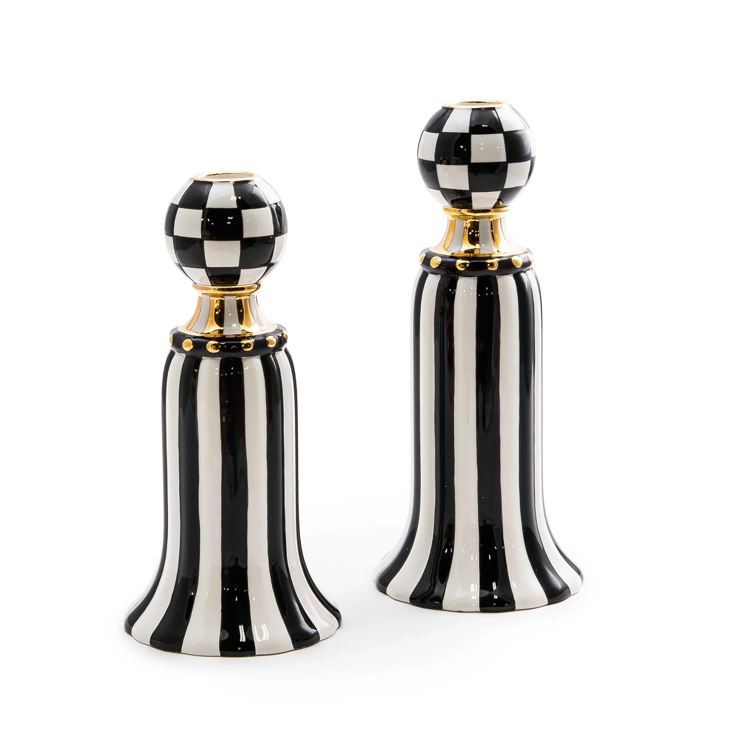 Candles & Fragrances|Room Accents|MacKenzie-Childs Marquee Candle Holders, Set of 2