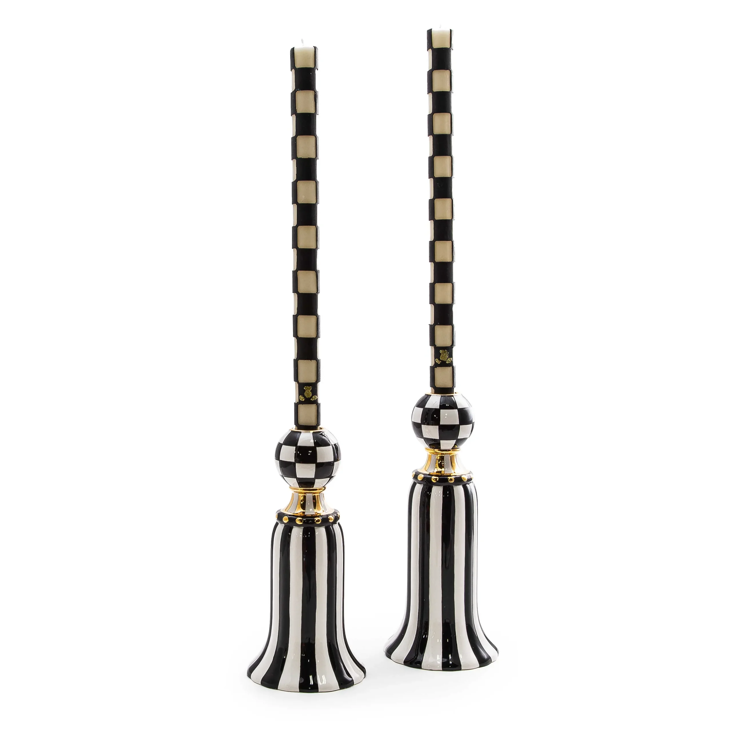 Candles & Fragrances|Room Accents|MacKenzie-Childs Marquee Candle Holders, Set of 2