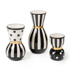 Room Accents|MacKenzie-Childs Marquee Vases, Set of 3