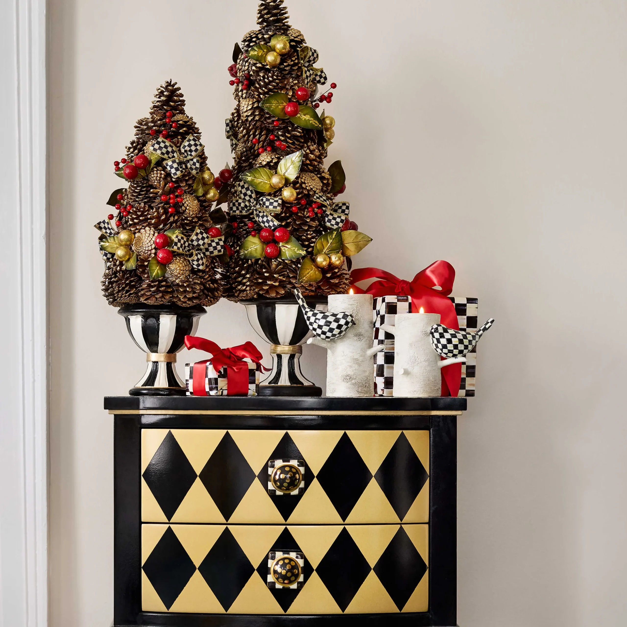 Storage Furniture|MacKenzie-Childs Masquerade Accent Chest