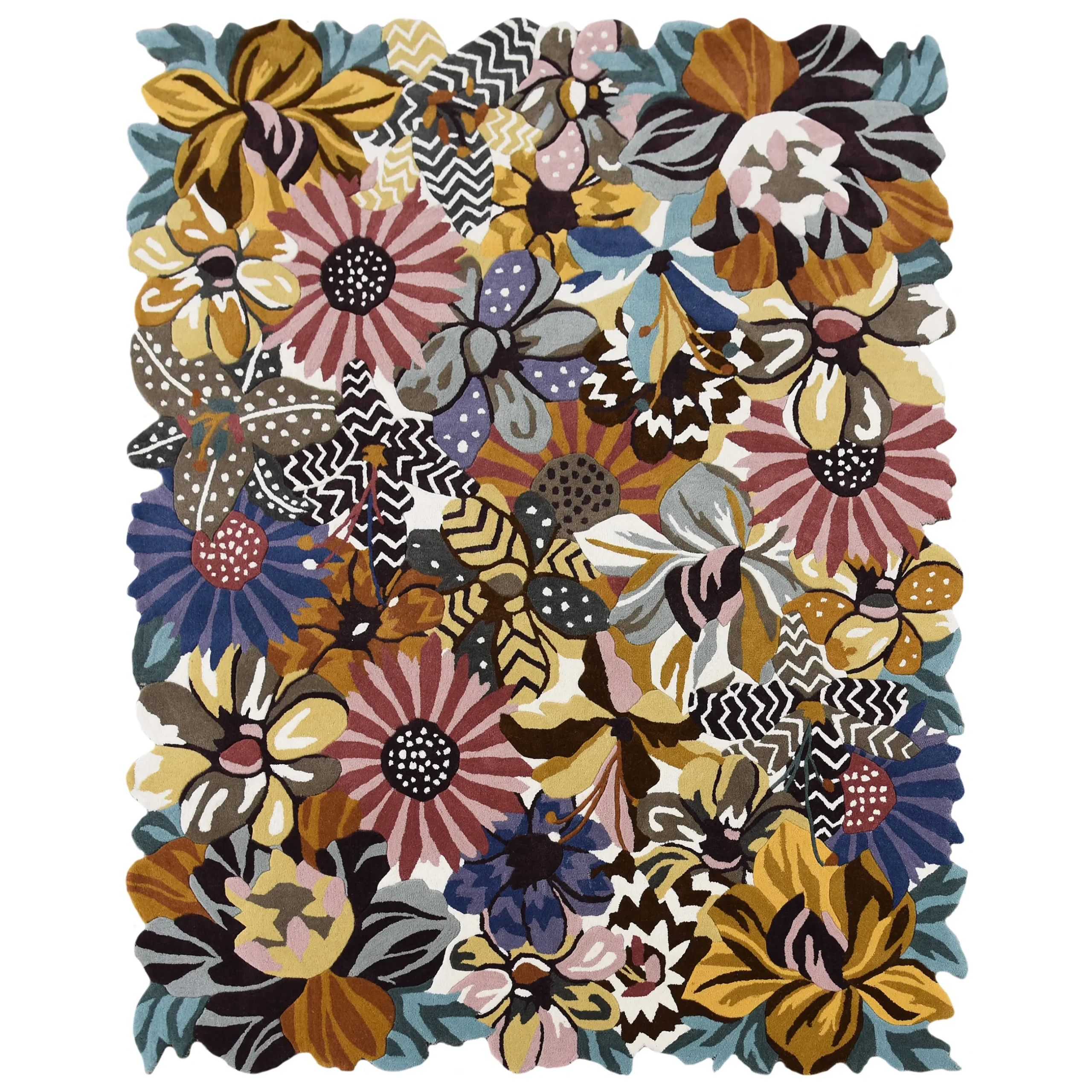 Rugs|MacKenzie-Childs Milano Floral 8' x 10' Rug