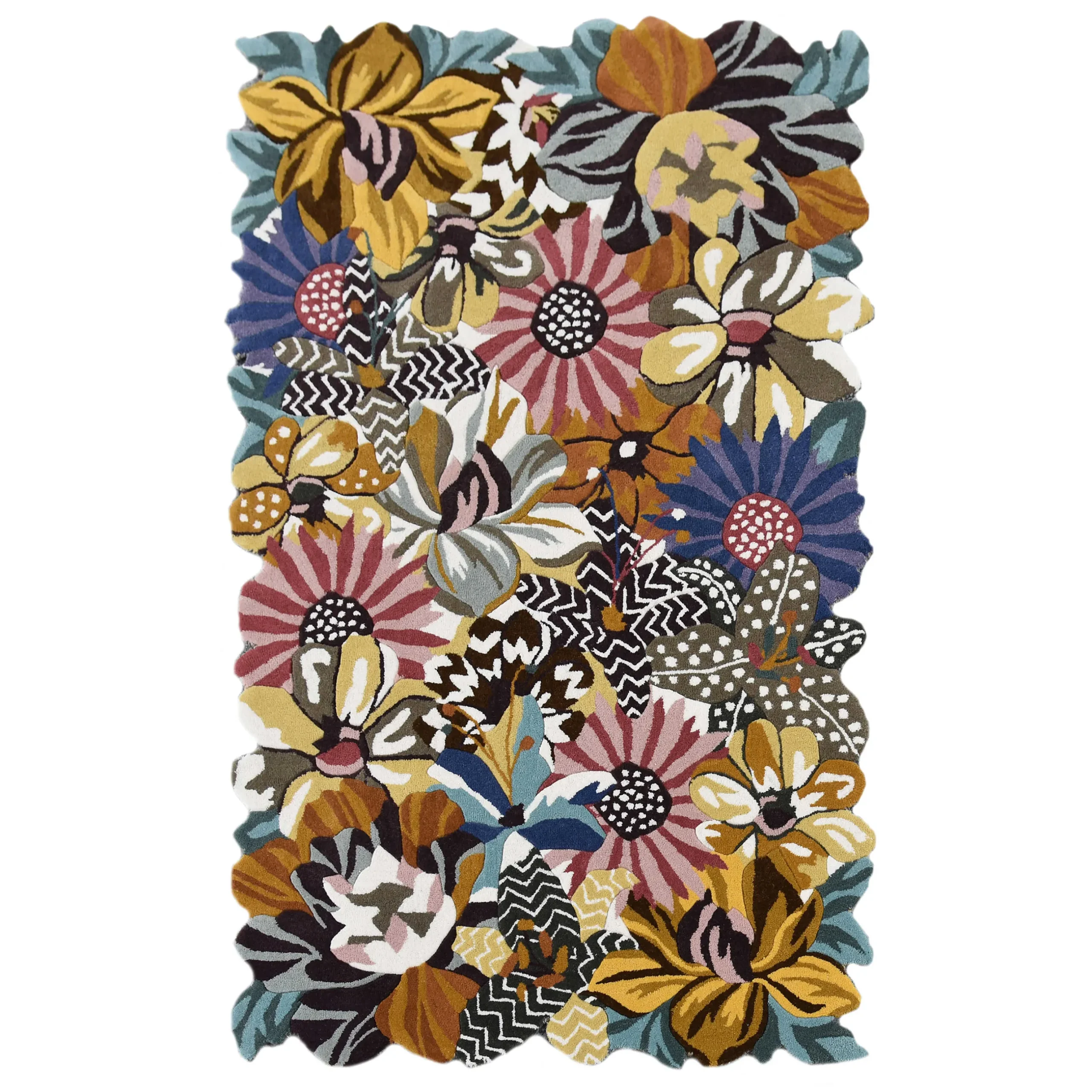 Rugs|MacKenzie-Childs Milano Floral 5' x 8' Rug