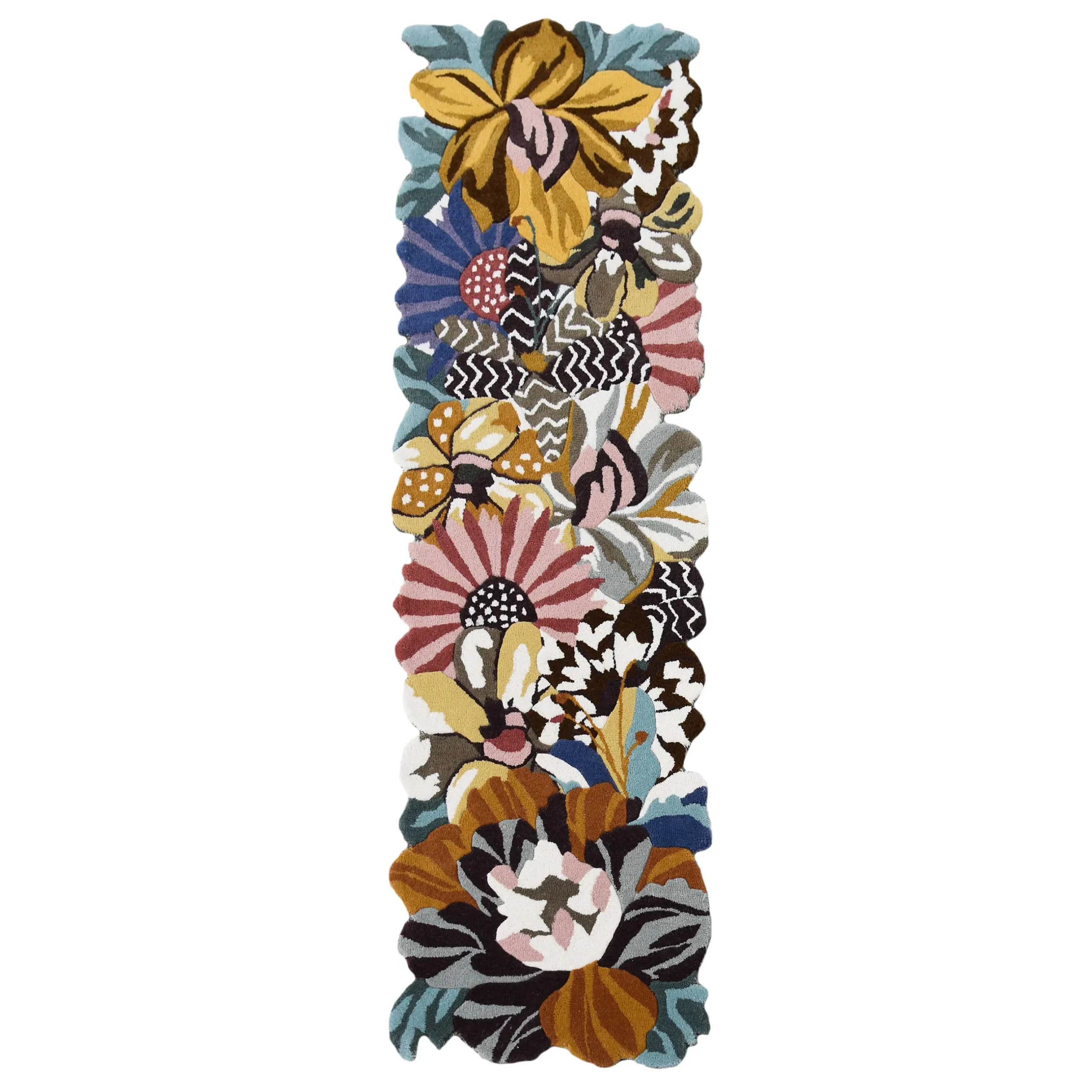 Rugs|MacKenzie-Childs Milano Floral 2'6 x 8' Runner Rug