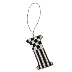 Holiday|MacKenzie-Childs Monogram Beaded I Ornament