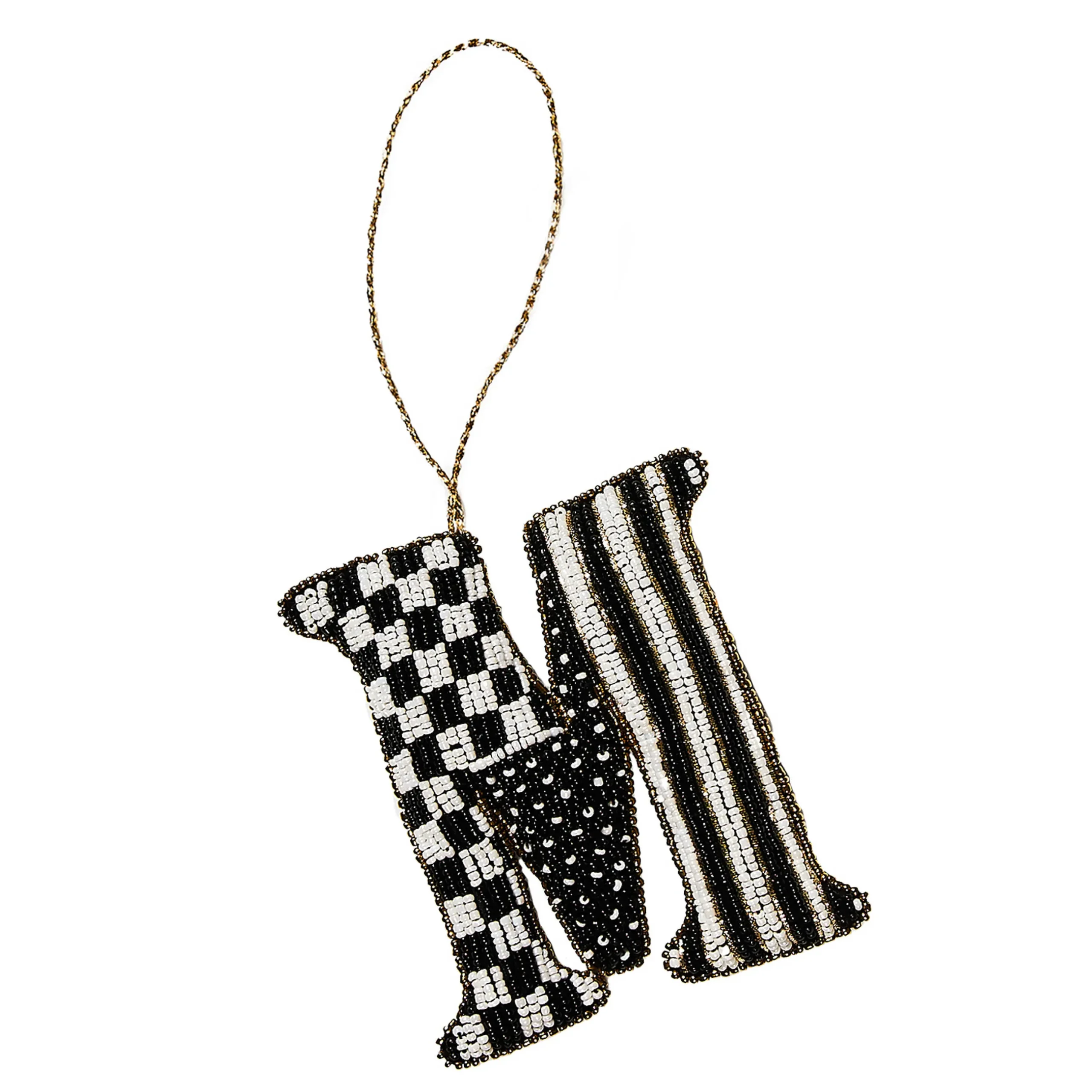 Holiday|MacKenzie-Childs Monogram Beaded M Ornament