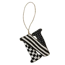 Holiday|MacKenzie-Childs Monogram Beaded N Ornament