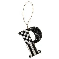 Holiday|MacKenzie-Childs Monogram Beaded P Ornament
