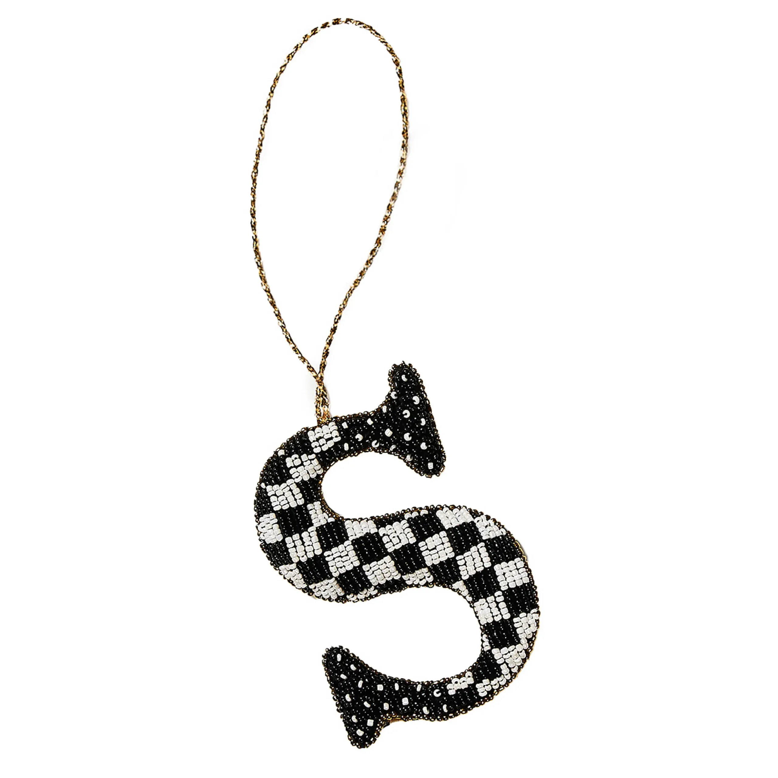Holiday|MacKenzie-Childs Monogram Beaded S Ornament