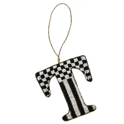Holiday|MacKenzie-Childs Monogram Beaded T Ornament