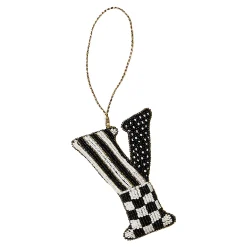 Holiday|MacKenzie-Childs Monogram Beaded Y Ornament