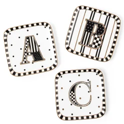 Dinnerware & Flatware|MacKenzie-Childs Monogram Dish - C