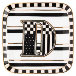 Dinnerware & Flatware|MacKenzie-Childs Monogram Dish - D