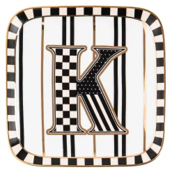 Dinnerware & Flatware|MacKenzie-Childs Monogram Dish - K