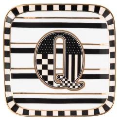 Dinnerware & Flatware|MacKenzie-Childs Monogram Dish - Q