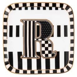Dinnerware & Flatware|MacKenzie-Childs Monogram Dish - R