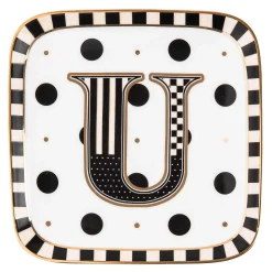 Dinnerware & Flatware|MacKenzie-Childs Monogram Dish - U