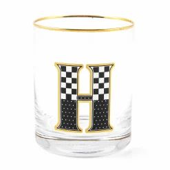 Holiday|Drinkware|MacKenzie-Childs Monogram Tumbler - H