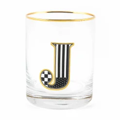 Holiday|Drinkware|MacKenzie-Childs Monogram Tumbler - J