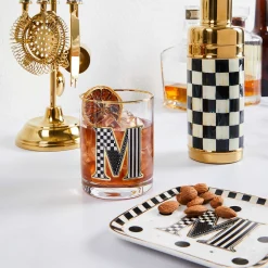 Holiday|Drinkware|MacKenzie-Childs Monogram Tumbler - L