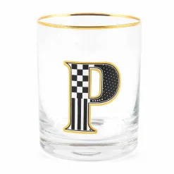 Holiday|Drinkware|MacKenzie-Childs Monogram Tumbler - P