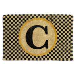 Outdoor|Rugs|MacKenzie-Childs Monogrammed C Entrance Mat