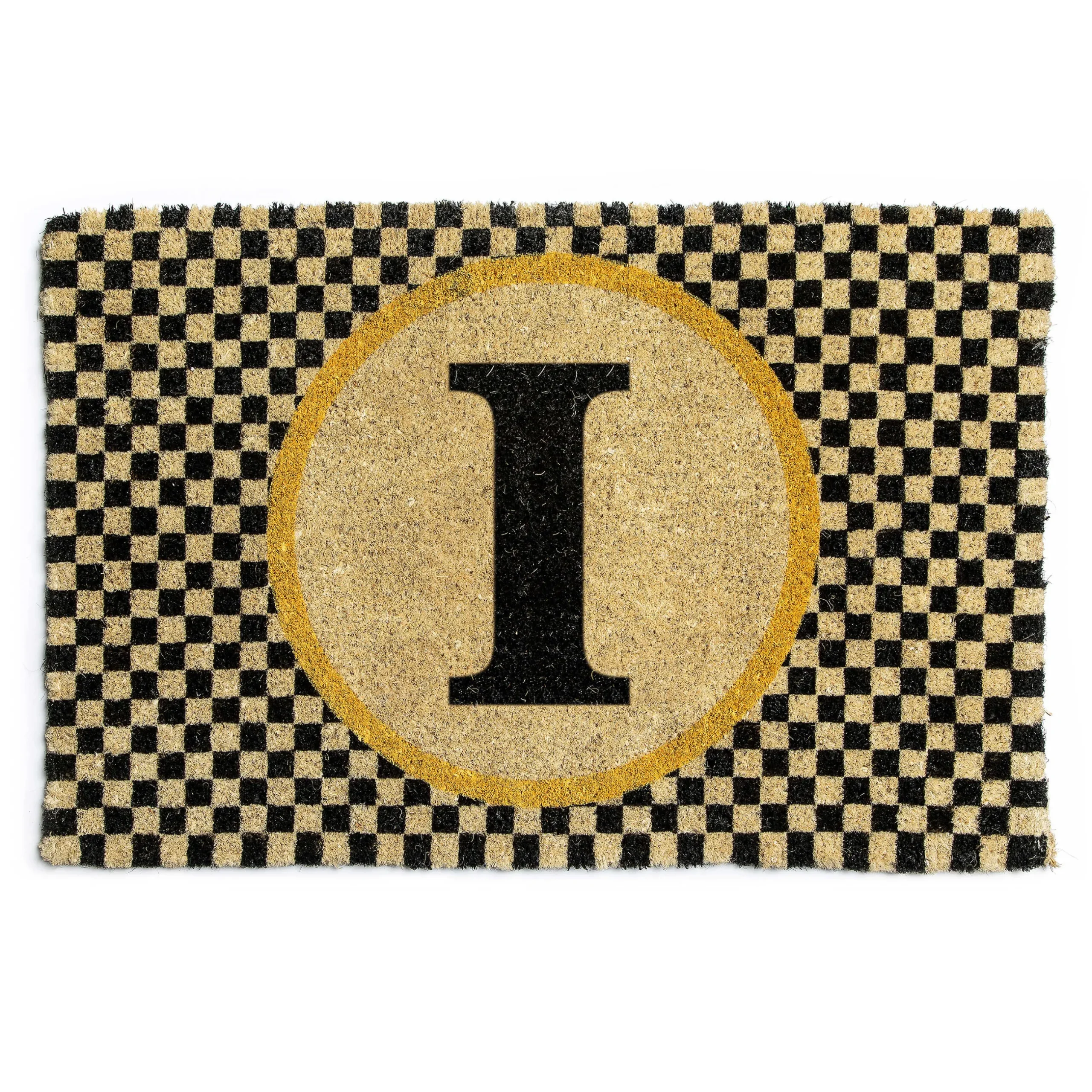 Outdoor|Rugs|MacKenzie-Childs Monogrammed I Entrance Mat