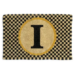 Outdoor|Rugs|MacKenzie-Childs Monogrammed I Entrance Mat