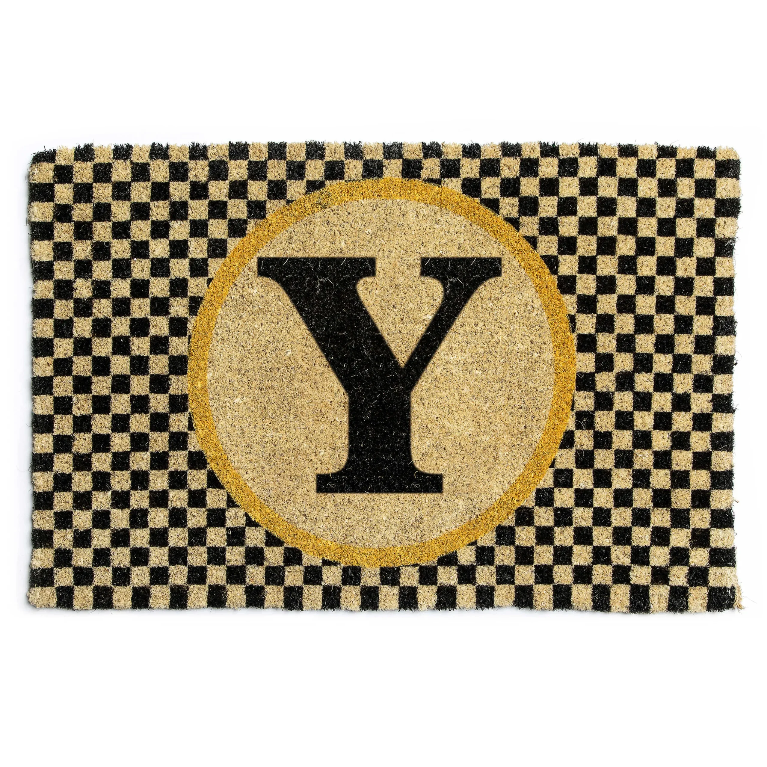 Outdoor|Rugs|MacKenzie-Childs Monogrammed Y Entrance Mat