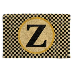 Outdoor|Rugs|MacKenzie-Childs Monogrammed Z Entrance Mat