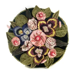 Pillows, Throws, & Cushions|MacKenzie-Childs Moonlight Garden Round Throw Pillow