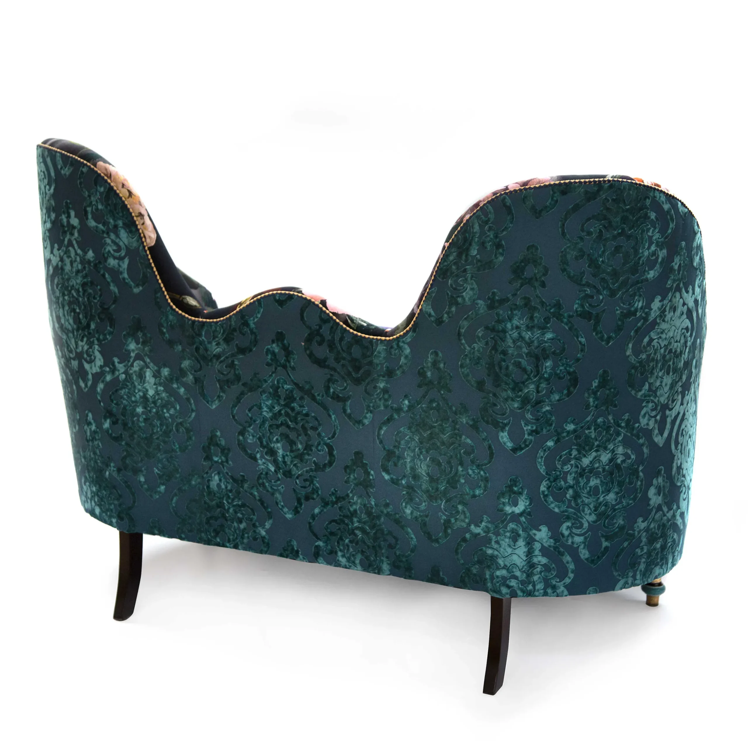 Living Room|MacKenzie-Childs Moonlight Garden Tete-a-Tete Settee