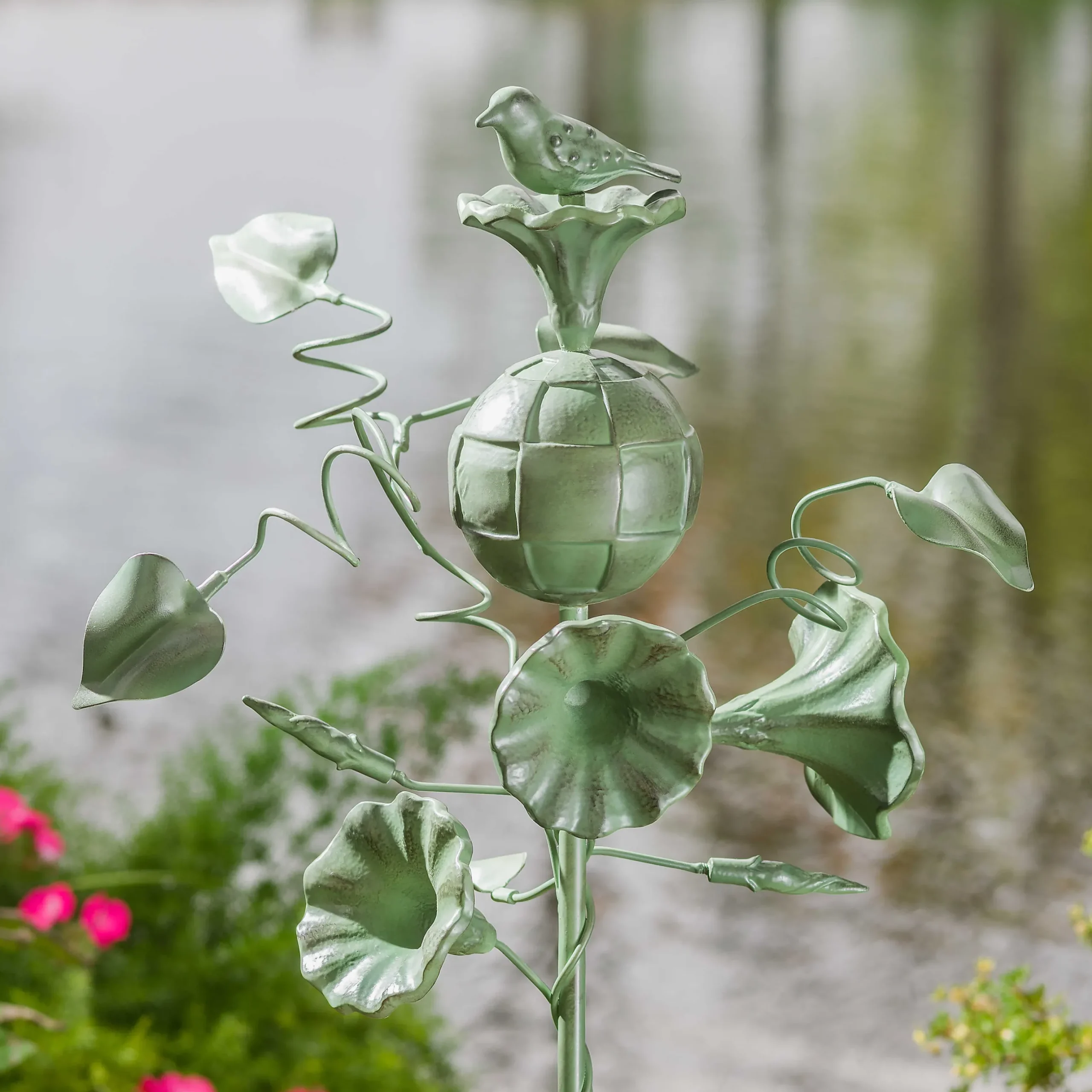 Spring|Outdoor|MacKenzie-Childs Morning Glory Garden Stake