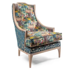 Living Room|MacKenzie-Childs Mosaic Chair