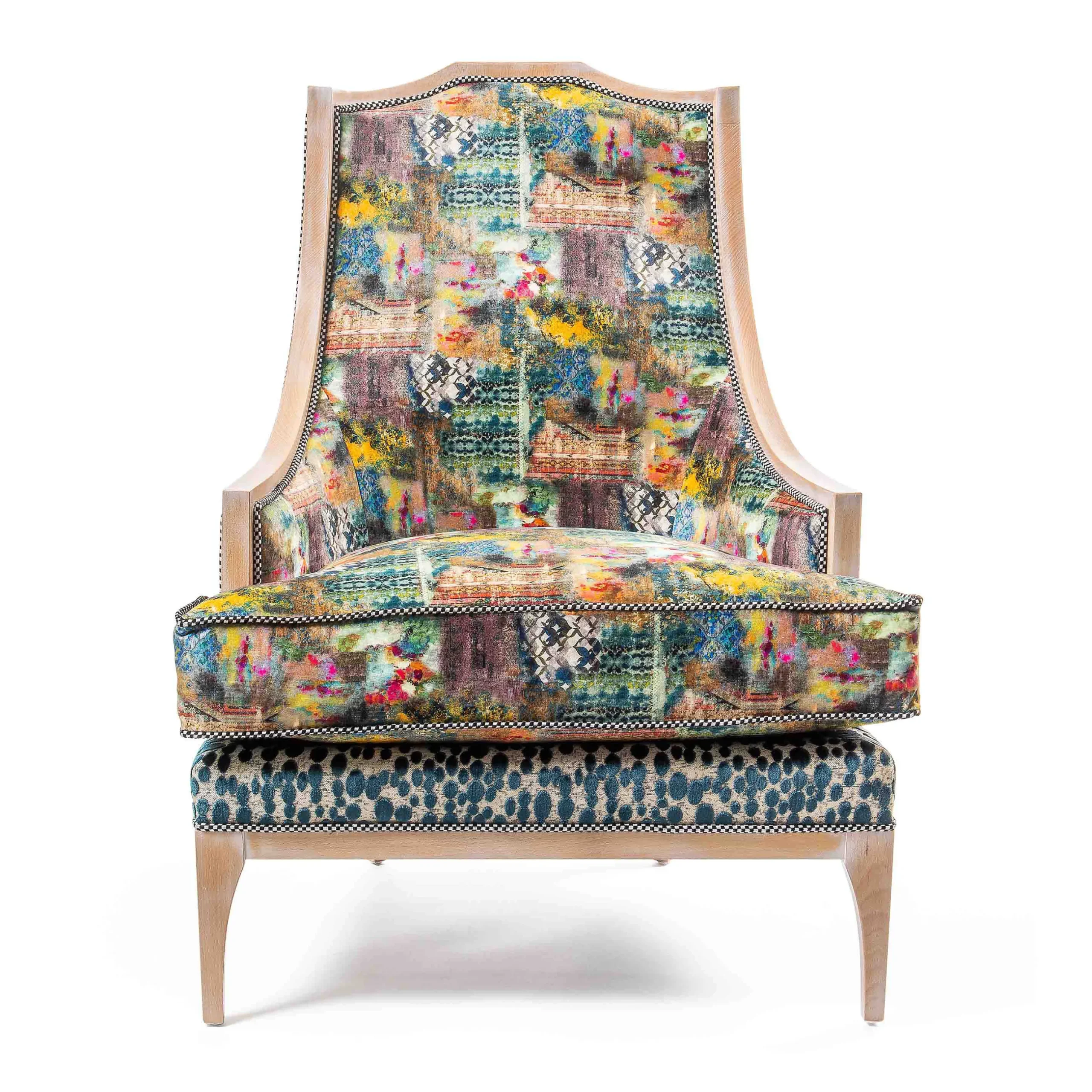 Living Room|MacKenzie-Childs Mosaic Chair