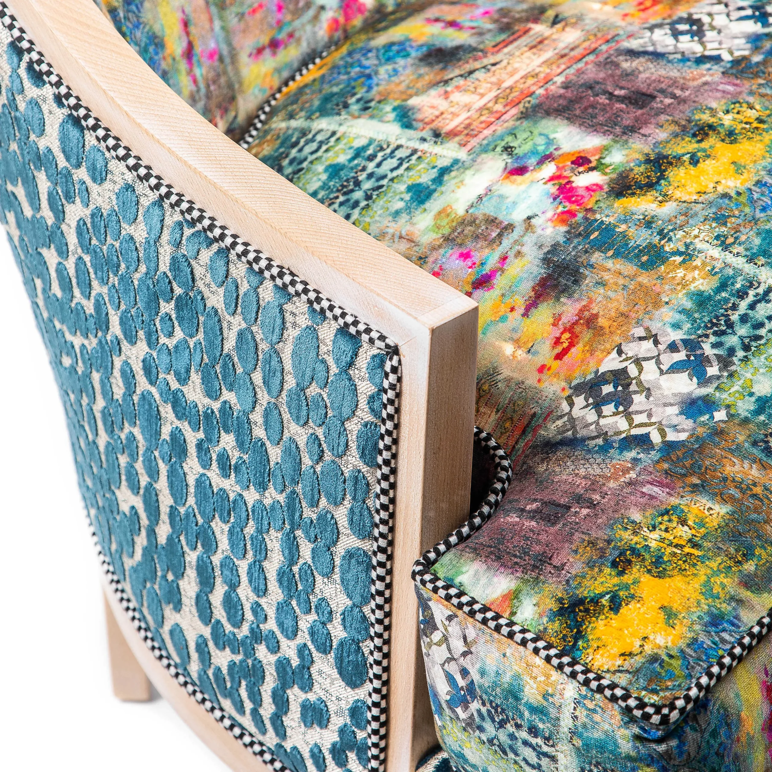 Living Room|MacKenzie-Childs Mosaic Chair